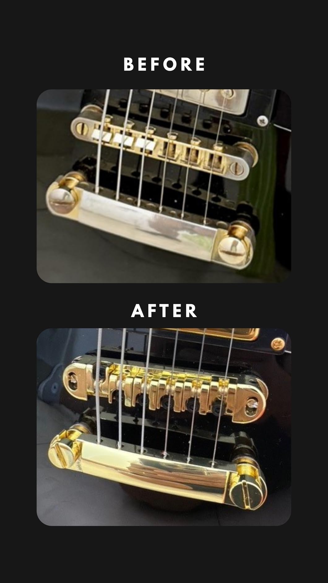 Amazon.com: JD.Moon Roller Saddle Bridge ABR-1 Tune-o-matic Bridge
